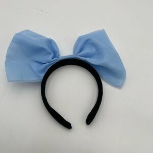 Charming Blue Bow Headband NWOT